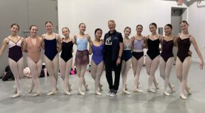 Tara Birtwhistle with Master Class Participants